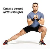 2 - Fitsy Ankle Weights (AR1902), Black 1 kg