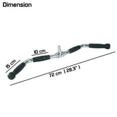 3 - Fitsy Lat Pull Down Bar,  Silver and Black 