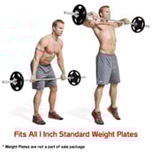 4 - Fitsy Straight Bar - 120cm,  Silver 