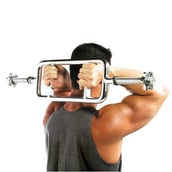 4 - Fitsy Rectagular Shape Tricep Bar,  Silver 