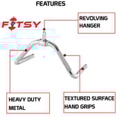 Fitsy Row Bar Chrome, Silver