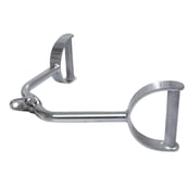 1 - Fitsy U Shape Press Down Chrome Bar,  Silver 