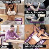 2 - Fitsy Accupressure Mat,  Purple  66 x 41cm 