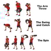 2 - Fitsy Bulgarian Bag, Black and Green 5 kg