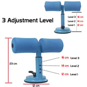 3 - Fitsy Sit Ups Abdominal Exercise,  Blue  Free Size 