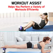 Fitsy Sit Ups Abdominal Exercise,  Purple  Free Size 