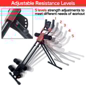 4 - Fitsy SC82188 AB Verticle Trainer, Red and Black Free Size