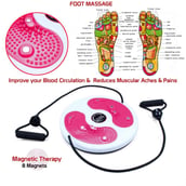 2 - Fitsy Waist Twisting Disc with Drawstring,  Multicolor  100 kg 