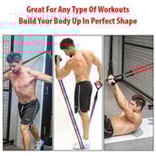 1 - Fitsy Toning Tube and Band Set (AR1886-AR2529),  Multicolor  12 PCS 