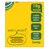 Benefit - Nouriza Dark Chocolate Peanut Butter Spread (Creamy),  1 kg  Added Vitamins Minerals Omega 