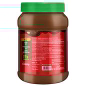 Manufactured - Nouriza Dark Chocolate Peanut Butter Spread (Creamy),  1 kg  Added Whey Protein 