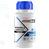 Pharm Grade Viatmin B Complex,  Unflavoured  60 capsules 