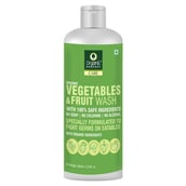 Front - Organic Harvest Vegetables & Fruits Wash,  Fragrance Free  200 ml  Protection from Germs (Pack of 2) 