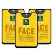 2 - Organic Harvest Face Disinfectant Mist,  Fragrance Free  20 ml  for Sensitive Skin (Pack of 3) 