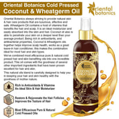 Benefits - Oriental Botanics Cold Pressed Oil,  200 ml  Coconut & Wheat Germ 