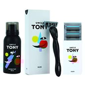 Uncle Tony Complete Starter Pack,  3 Piece(s)/Pack  for All Skin Types Blue 