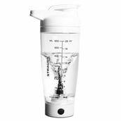 Strauss Automatic Shaker Bottle,  White  600 ml 