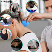 5 - Strauss Yoga Massage Ball,  Blue 