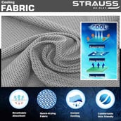 1 - Strauss Cooling Towel,  Grey  80 cm 