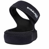 Strauss Dual Strap Knee Support,  Black  Free Size 