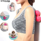 5 - Strauss Dual Yoga Massage Ball,  Pink 