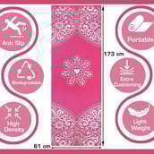 2 - Strauss Meditation Butterfly Yoga Mat, Pink 5 mm