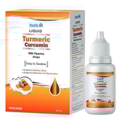 2 - Healthvit Turmeric Extract 40mg Curcumin with Piperine Liquid Drops,  30 ml 