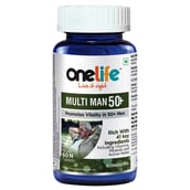 2 - OneLife Multi Man 50+,  60 tablet(s)  Unflavoured 