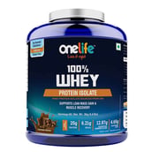 1 - OneLife 100% Whey Protein Isolate,  4.4 lb  Chocolate 