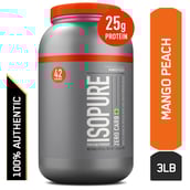 Isopure Zero Carb Protein Powder,  3 lb  Mango Peach 