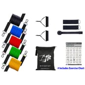 B Fit USA Steel Exercise Bands Combo of 11,  Assorted  Free Size (AB3211) 