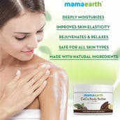 Benefit - Mamaearth CoCo Body Butter,  200 g  with Coffee & Cocoa for Deep Moisturization 
