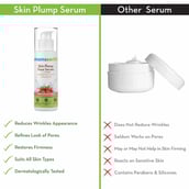 Benefit1 - Mamaearth Skin Plump Face Serum, 30 ml with Hyaluronic Acid & Rosehip Oil for Ageless Skin