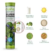 highlights - Olena Super Greens with Vitamins & Minerals, 15 tablet(s) Fresh Lemon