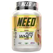 NEED Pure Whey,  2.2 lb  Capuccino & Vanilla Ice Cream 