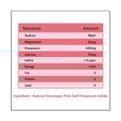 supplement - NutroActive Mineral Salt Iodized Himalayan Pink Salt Extra Fine Grain, 850 g