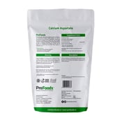 Back - ProFoods Calcium Aspartate Powder,  350 g  Unflavoured 
