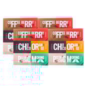 O'Greens Energy Bars, 6 bar(s) Pistachio Moringa, Choco Orange & Coffee Berry Pack of 2