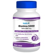 Healthvit Biotino (5000 mcg),  60 capsules  Unflavoured 