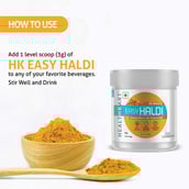 HowToUse - HealthKart Easy Haldi, 0.22 lb Unflavoured