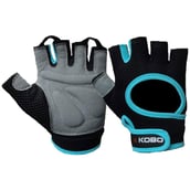 KOBO Gym Gloves (WTG-03), Blue & Black Small