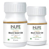 INLIFE Black Seed Oil (Pack of 2),  60 capsules 