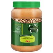 Back - Nouriza Peanut Butter 100% Natural Unsweetened,  1 kg  Crunchy 