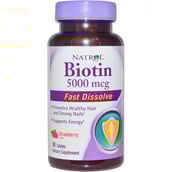 Natrol Biotin (5000 mcg),  Strawberry  90 tablet(s) 