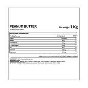 supplement - Myprotein Peanut Butter,  1 kg  Natural-Crunchy 