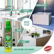 3 - RunBugz Surface Sanitizer Spray Pro with 70% Alcohol,  Fruity Floral  300 ml  Protection from Germs 