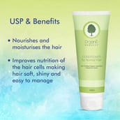 benefits - Organic Harvest Conditioner,  200 ml  for Normal Hair 