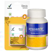 Vestige Ayusante Glucohealth + Stevia Combo, 2 Piece(s)/Pack