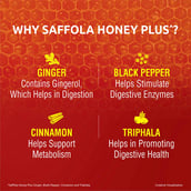 ingredients - Saffola Honey Plus with Digestive,  2 Piece(s)/Pack  Natural 