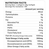3 - Vitrovea Deep Sea Fish Oil 1000 mg Natural Strength, 180 softgels
